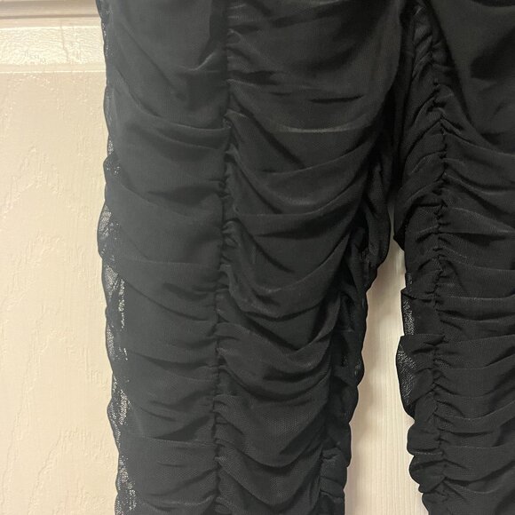 Women's Venus Black Ruched Pants Size S - Picture 5 of 10